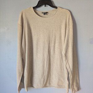SMOG by New Yorker Men's Cream Light Large Sweater